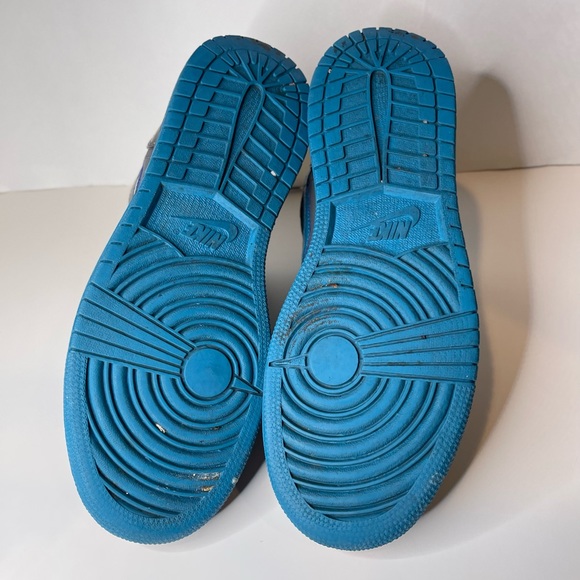 Nike Air Jordan 1 Mid Metallic Dark Grey/Teal - Picture 6 of 7